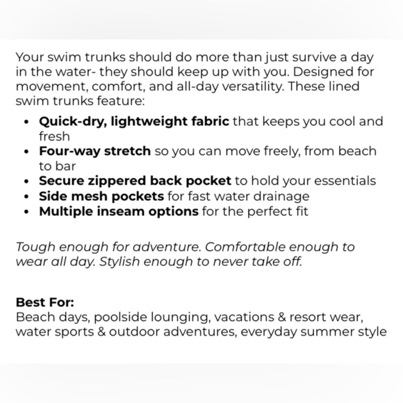 Chubbies Mens Classic Swim Trunks 5.5" The Toucan Do Its Bird Boardshorts Small - Picture 6 of 14